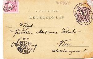 B82673 pozsony pressburg bratislava slovakia litho  front/back scan