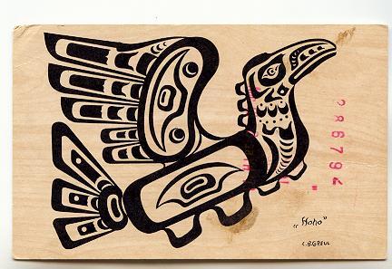 I Hoho - Thunderbird, Indigenous Art, Used 1973