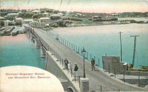 Bermuda Mangrove Bay Watfort Somerset Bridge Postcard 22-9268