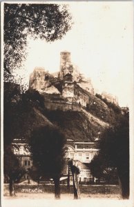 Czech Republic Trencin Trenčín Vintage RPPC 09.06