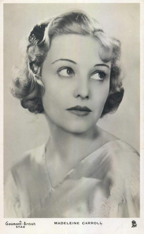 British film star beauty actress Miss Madeleine Carroll