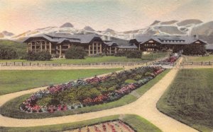 Hand Colored Postcard Glacier Park Hotel Glacier National Park Montana~130699