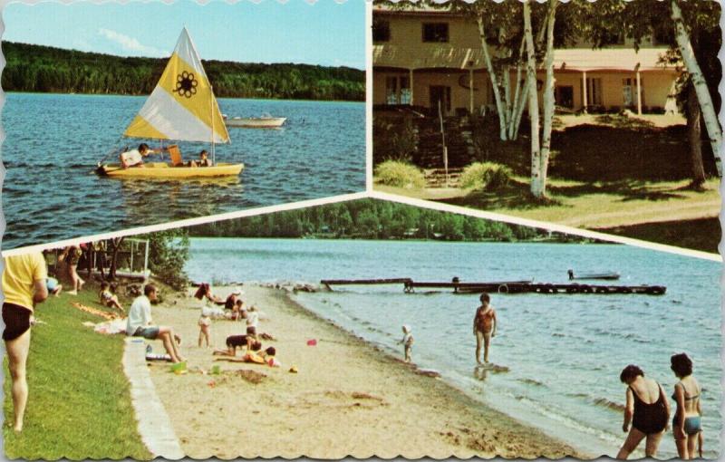 Maple Sands Atro Resort Maple Lake Haliburton Ontario ON Unused Postcard F10