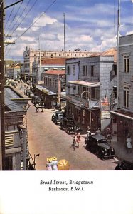 Broad Street Bridgetown Barbados West Indies Unused 