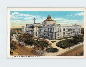 Postcard Library of Congress Washington DC