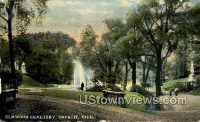 Elmwood Cemetery Detroit MI 1915