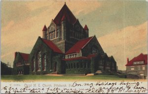 Christ M.E. Church Pittsburgh Pennsylvania Vintage Postcard C076