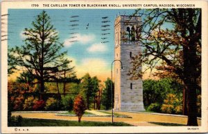 Wisconsin Madison University Campus Carillon Tower On Blackhawk Knoll  1937