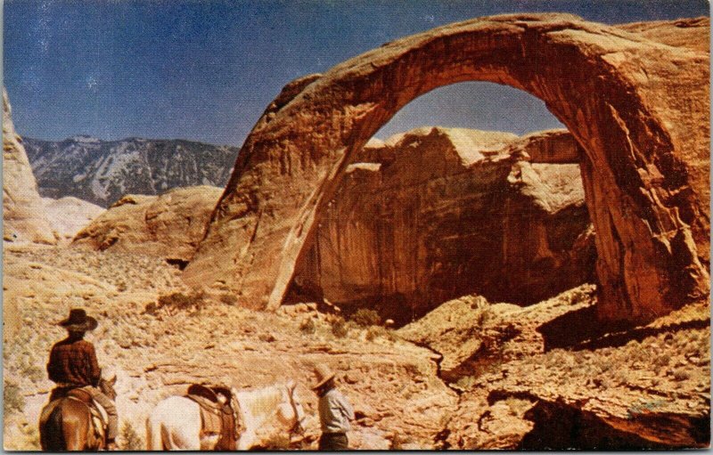 Vintage Rainbow Bridge National Monument Natural Rock Formation Utah Postcard