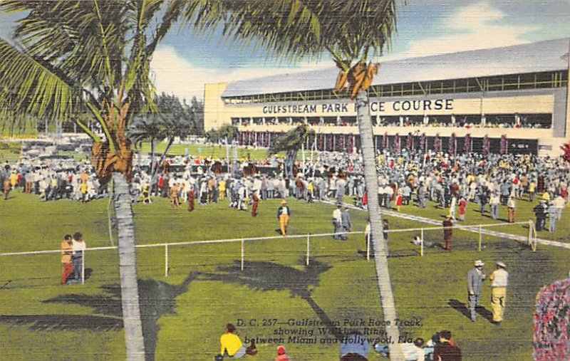 Miami & Hollywood, FL, USA Gulfstream Park Race Track Horse Racing Unused 