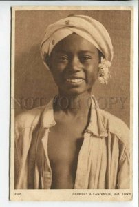 438972 NORTH AFRICA Semi-nude laughing boy Vintage Lehnert & Landrock postcard