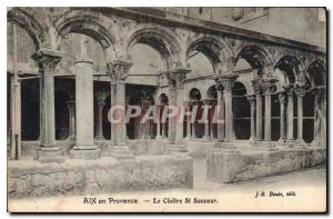 Postcard Old Aix en Provence Cloitre St Savior