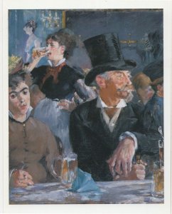 Manet The Cafe Concert Royal Academy London Painting Postcard