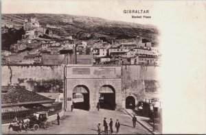 Gibraltar Marketplace Vintage Postcard C117