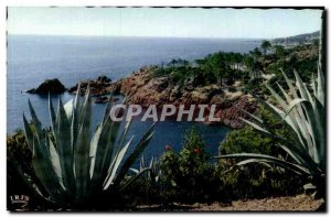 Old Postcard Reflections De La Cote D & # 39Azur La Corniche D & # 39Or Medit...