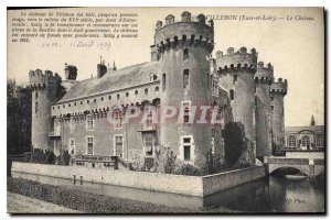 Postcard Old Villebon Eure et Loir the castle