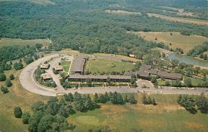 WHEELING, West Virginia   WILSON LODGE-OGLEBAY  Aerial   Roadside  1983 Postcard