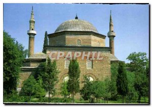 Postcard Modern Turkiye Bursa Muradiye Camii Helicopter