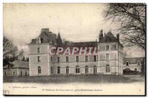 Old Postcard Chateau Chaudenay near Chatillon