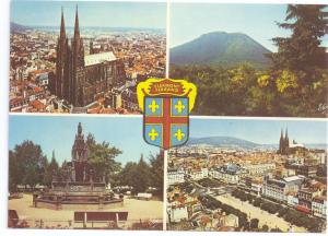 Clermont Ferrand Auvergne Multiview France 4X6 Chrome 1980