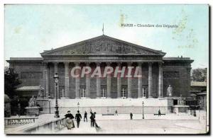 Old Postcard Paris Chamber of Deputies