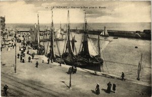 CPA Le TRÉPORT-Vue sur le Port prise du Musoir (348288)