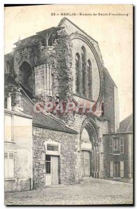 Postcard Senlis Old Ruins of St. Frambourg