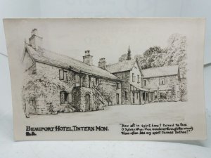 Beaufort Hotel Tintern Monmouth Vintage Sketch Drawing Postcard Ray Dumayne