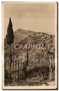 Old Postcard La Douce France Cote D Azur La Turbie