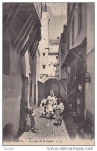 Une Rue De La Casbah, Alger, Africa, PU-1912