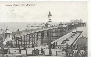 Sussex Postcard - Marine Palace Pier - Brighton - Ref TZ2217