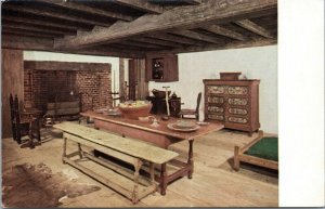 postcard DE - Winterthur Museum - Seventeenth Century Room