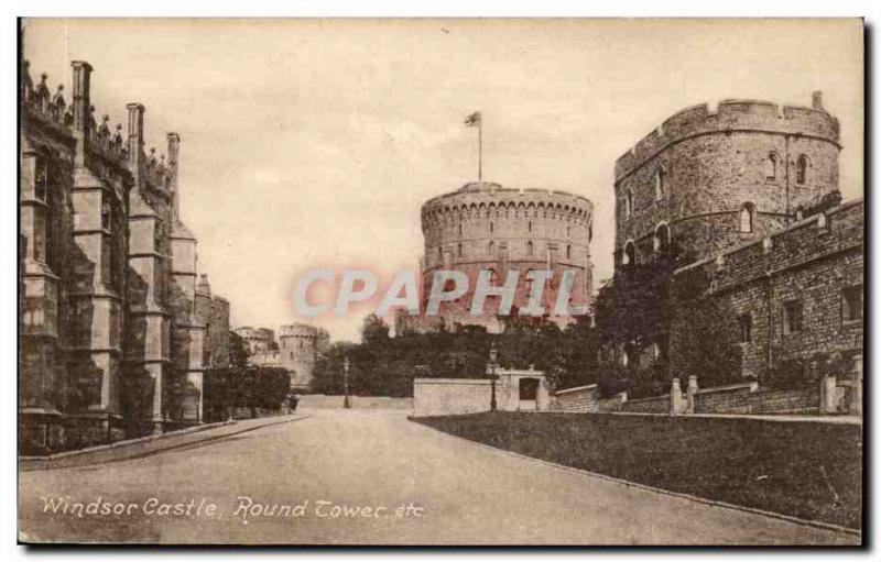 Great Britain Great britain Old Postcard Windsor castle Round Tower