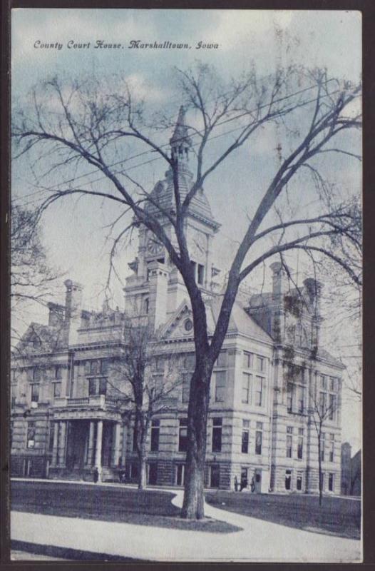 County Court House,Marshalltown,IA Postcard