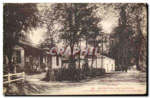 Old Postcard Barbotan the Spa Las Tres Coulous and road Gabaret