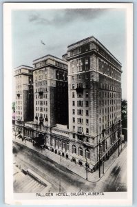 Calgary Alberta Canada Postcard Palliser Hotel c1920's Antique RPPC Photo