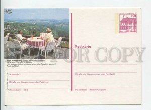 449894 GERMANY 1987 year Winterberg POSTAL stationery postcard