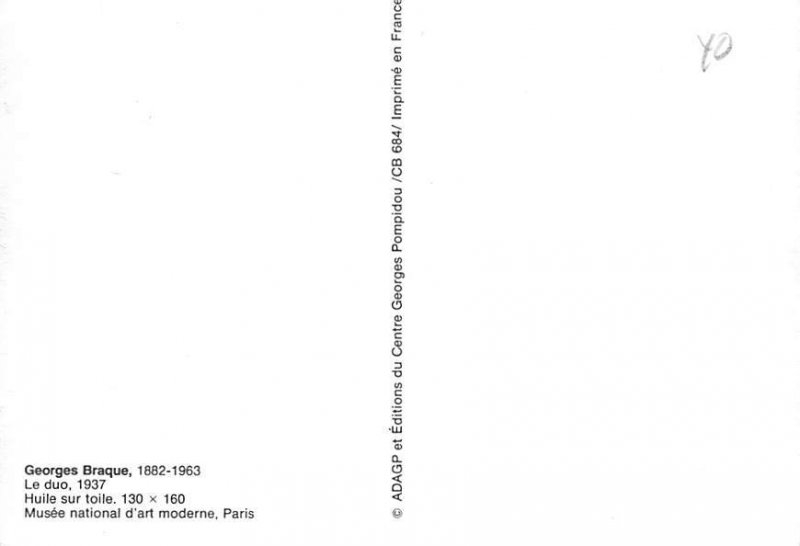 Le Du, Georges Braque  