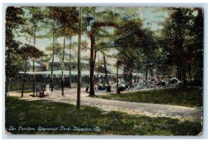 1910 The Pavilion Edgewood Park Shamokin Pennsylvania PA Posted Vintage Postcard