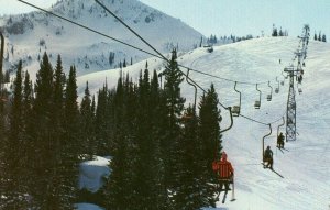 Postcard View of Ski Lift in Brighton, Utah.  .  T7