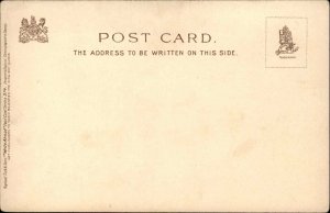 Woman Walking Her Dachshund Dog TUCK Write Ahead c1905 Postcard