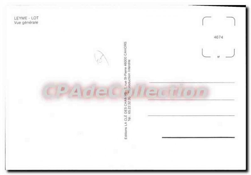 Postcard Modern Leyme Lot Vue Generale