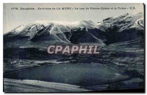 Old Postcard Dauphine Surroundings Mure Lake Pierre Chatel and Tabor