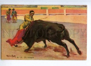 187572 SPAIN CORRIDA Matador BULL Fighting by LLOPIS old #18