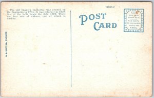 St. Augustine's Old Spanish Cathedral St. Augustine Florida FL Posted Postcard