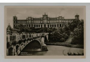 Germany - Munchen (Munich). Maximilianeum (Bavarian Parliament Bldg) RPPC