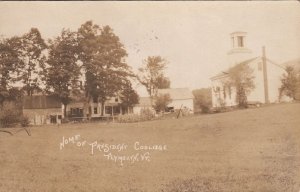 Postcard RPPC Home President Coolidge Plymouth VT