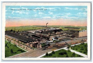 1922 Oliver Chilled Plow Works Railroad South Bend Indiana IN Vintage Postcard