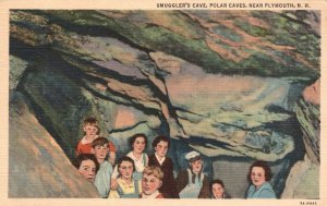 Vintage Postcard 1947 Smuggler's Cave Polar Caves Near Plymouth New Hampshire NH