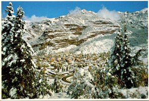 Colorado Ouray Winter Scene